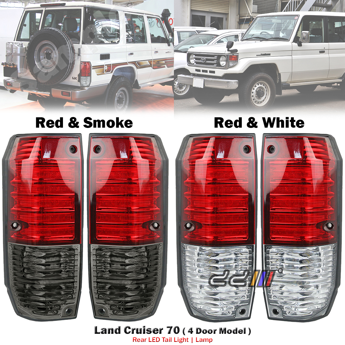 Drop-In Tail Light Set For Land Cruiser BJ42 FJ40 FJ45 HJ47 – Left & Right Included