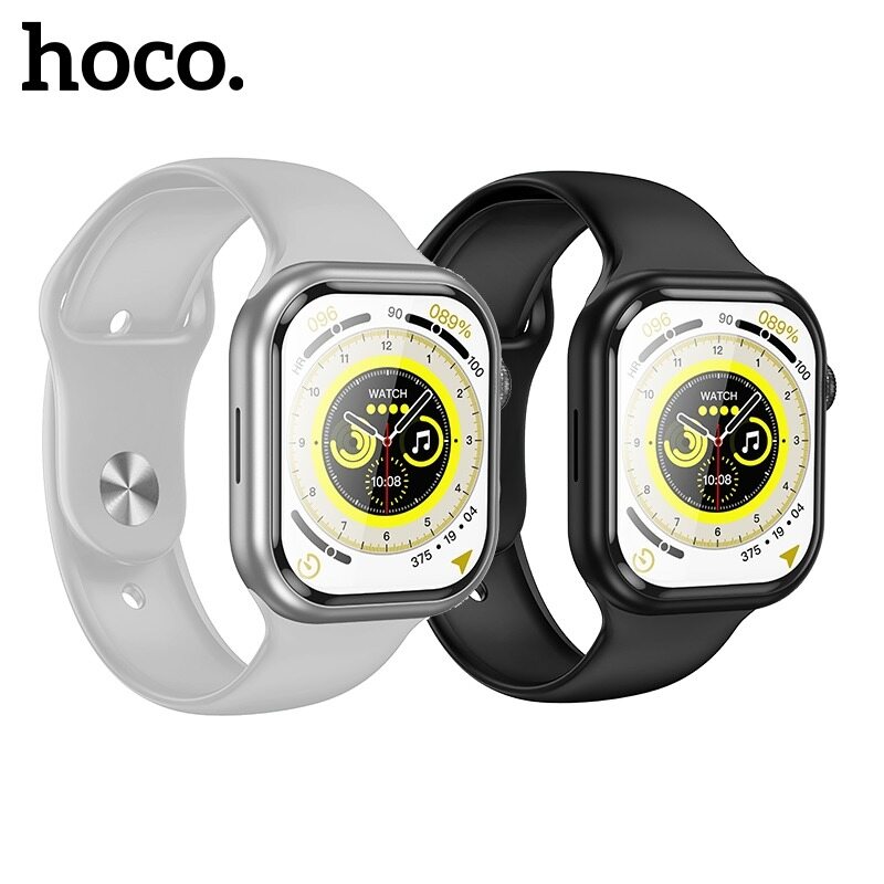  【100% gốc Đồng hồ thông minh chống nước IP67 Bộ theo dõi sức khỏe thể thao cho nam phiên bản cuộc gọi Bluetooth 5.3 Hoco Y23 nhịp tim khi ngủ giám sát cho tất cả điện thoại thông minh thông dụng 