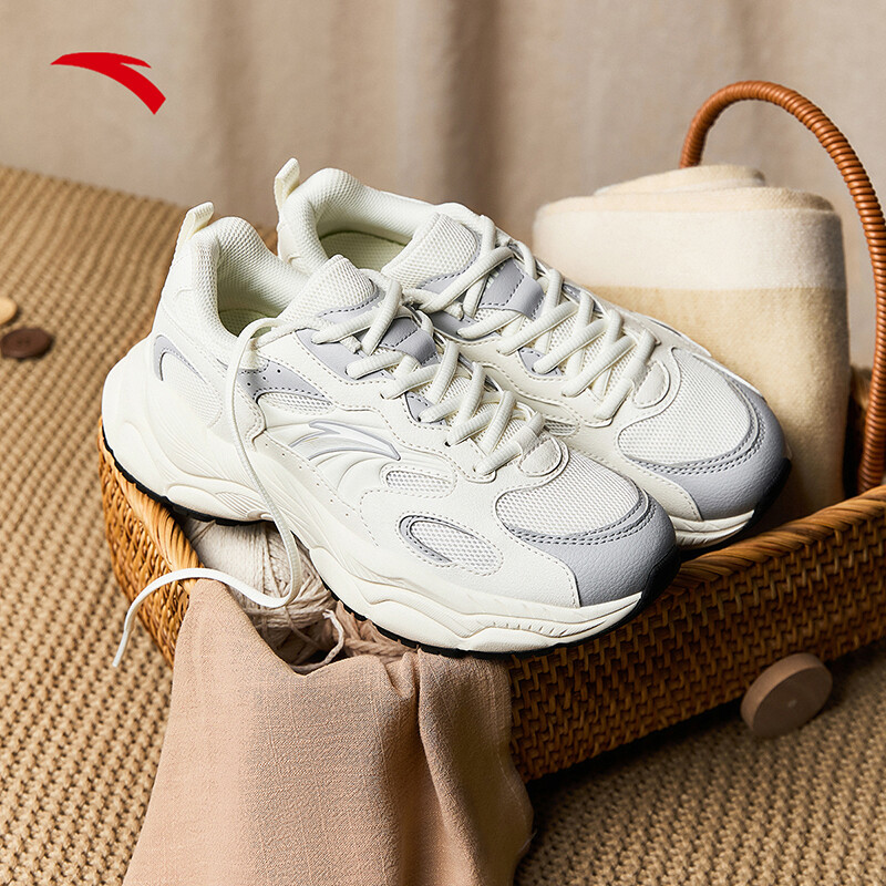 ANTA Women Sports Sneakers Soft Comfortable Breathable Sports Shoes Casual Walking Shoes 122518812 Legit Official Store ราคา 1,897 บาท*ส่งฟรี