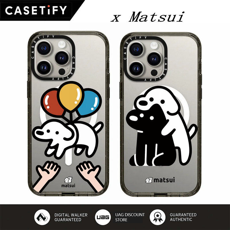 Casetify x matsui trường hợp với magsafe cho iphone 15 pro max / iphone 14 pro max / iphone 13 pro max / iphone 12 pro max / iphone 11 vỏ điện thoại bảo vệ bìa