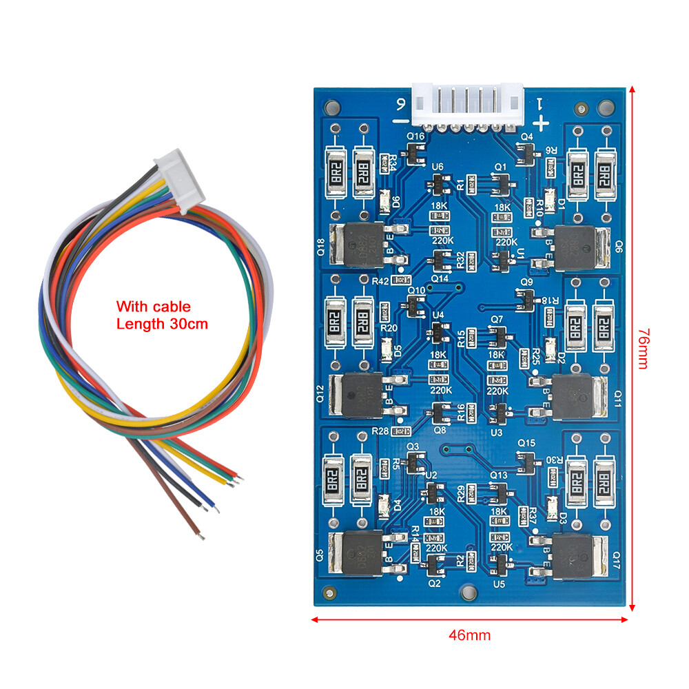 Tụ điện farad 2.7v/16v 1s ~ 6s/bảng bảo vệ lithium titanate với cân bằng bms