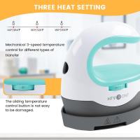 HTVRONT Mini Heat Press Machine 220V Portable for T-Shirts HTV Vinyl Sublimation Transfer Travel Iron DIY Crafts