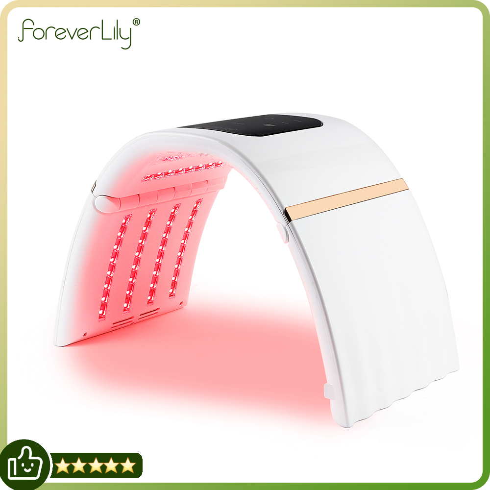 foreverlily LED Skin Therapy Machine 7 color LED light Mask Machine Skin Care Facial Treatment Rejuvenation Photon Masktherapy ราคา 2,487 บาท*ส่งฟรี