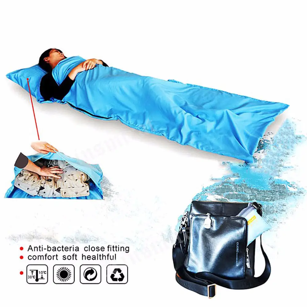 Outdoor Ultralight Sleeping Bag Portable Travel Single Sleeping Bags Liner For S Camping Hiking Emergency Sleeping Bag Lazada Indonesia