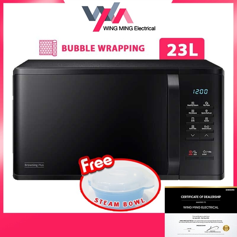 Samsung 23L 28L Solo Microwave Oven with Quick Defrost 2 Years Official  Warranty By Samsung Malaysia (MS23K3513AK/SM / MS23K3513 / MS28F303TFK/SM /  MS28F303TFK) | Lazada