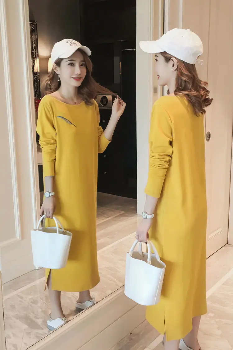 long sleeve tee shirt dresses