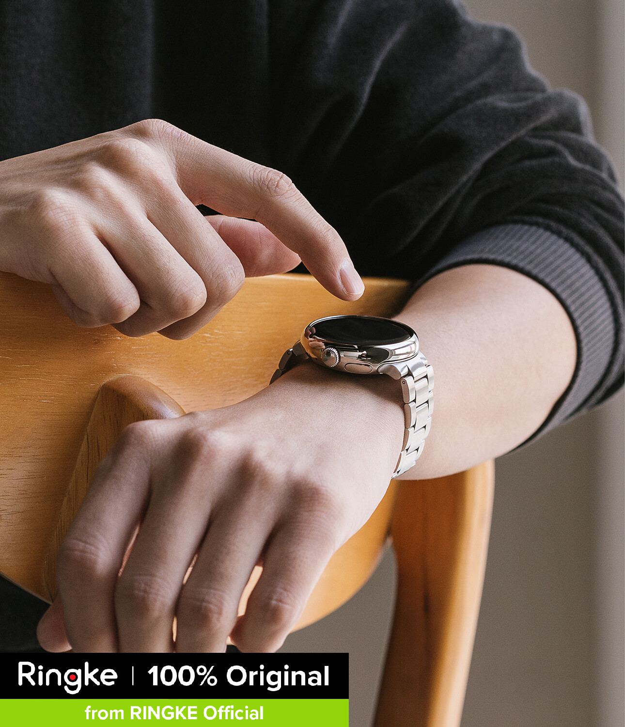 Ringke Google Pixel Watch Band Metal One Stainless Steel Bracelet Strap ราคา 1,390 บาท*ส่งฟรี