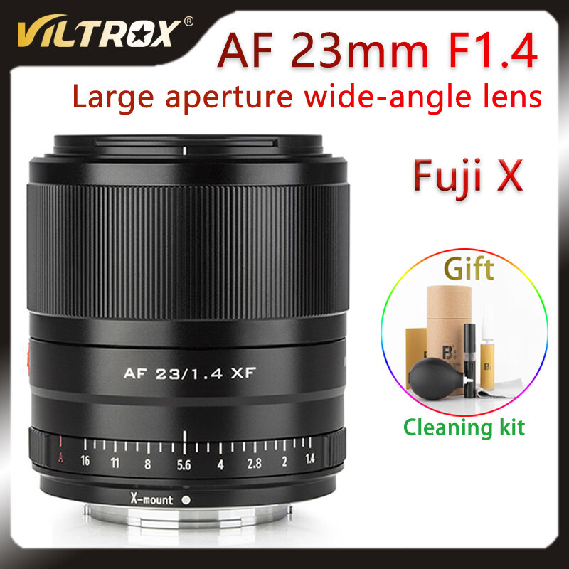 Viltrox 23mm F1.4 Auto Focus Lens Aperture Portrait Lens Wide Angle Lens for fujifilm fuji X Mount X20 X-T20 X-T100 Camera lens Presyo 16,788 Piso*Libreng Shipping