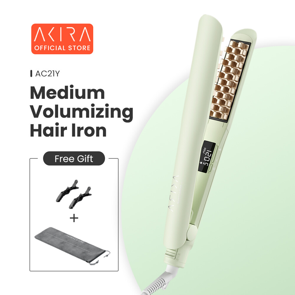 Nhật Bản AKIRA Máy Uốn Tóc Ion Âm Mini Bằng Gốm Cây Uốn Xoăn Dụng Cụ Tạo Kiểu Tóc Tạo Khối Uốn Xoăn Hình Sợi Ngô Dụng Cụ Tạo Kiểu