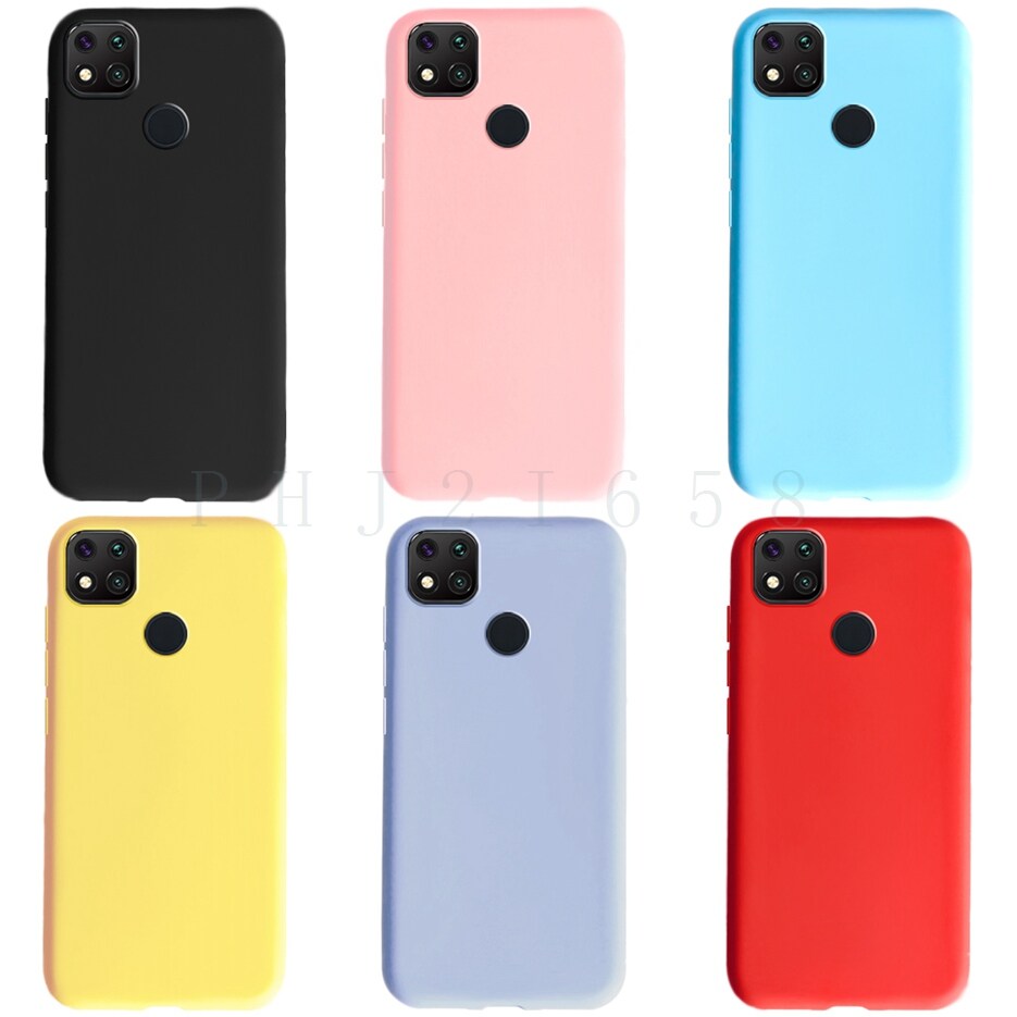 For Xiaomi Redmi 9C Casing Cute Candy Silicone Soft Shell Matte Phone Cover  Redmi9C Case