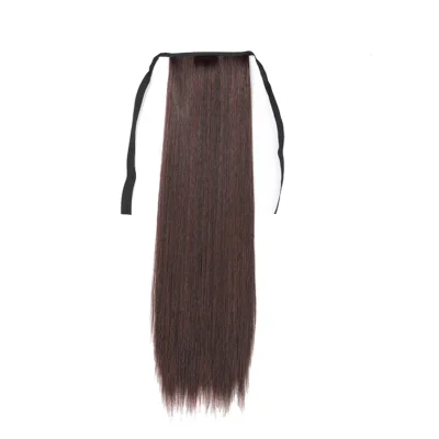 45cm/60cm/75cm/85cm Fashion Women Long Straight Drawstring Synthetic Hair Clip In High Ponytail Extension Hairpiece (13)