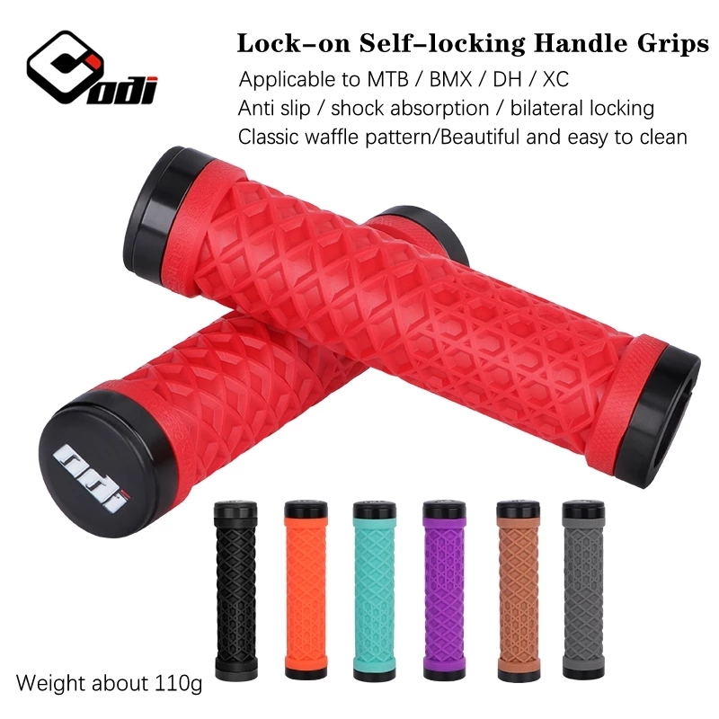 Odi van tay nắm ghi đông xe đạp vòng khóa đôi xe đạp leo núi giảm sốc chống trượt cho tay nắm xe đạp gấp brompton bmx cổ điển