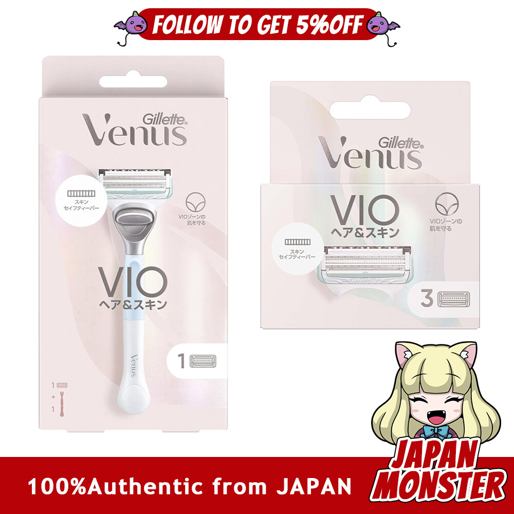 [2Types] Gillette Venus VIO Hair Skin Women's Razor Main Unit Replacement Blades Japan