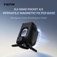 TILTA for DJI Osmo Pocket 4 Pocket 3 Powerful Magnetic Base Filter Storage Expander with Tripod Portable Stand for Outdoor Home Solo Vlog Photography