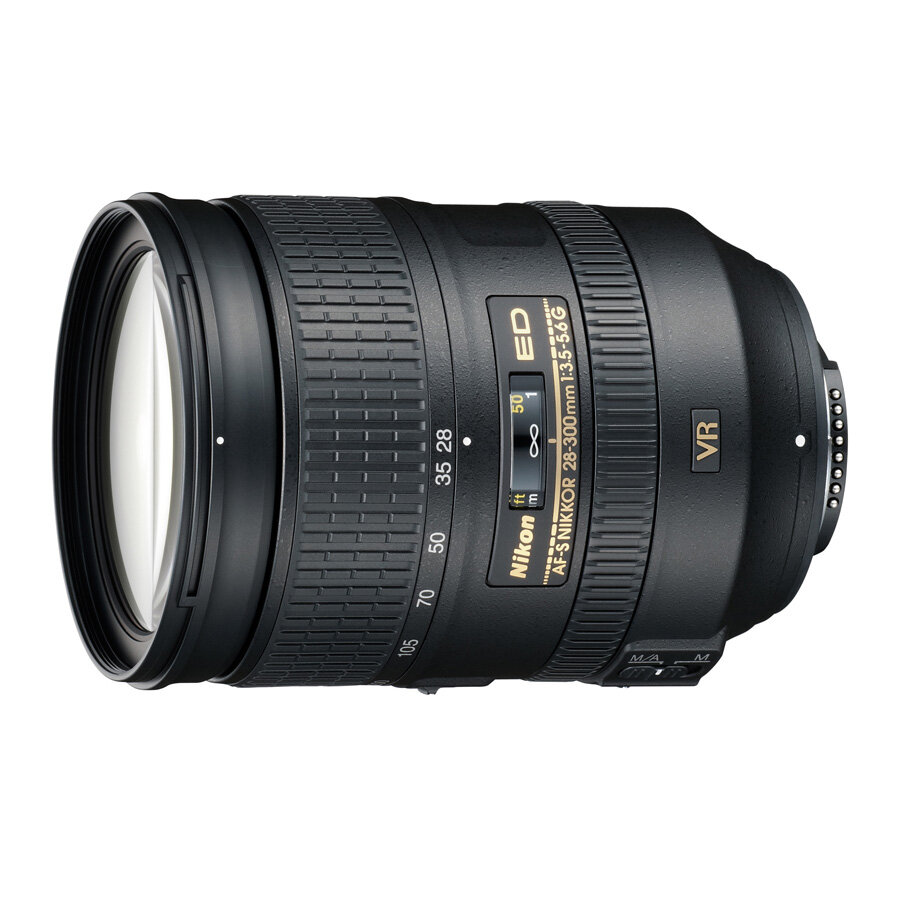 Nikon AF-S FX NIKKOR 28-300mm f/3.5-5.6G ED VR Zoom Lens with Auto Focus for Nikon DSLR Cameras Harga 2,896 Ringgit*Penghantaran Percuma