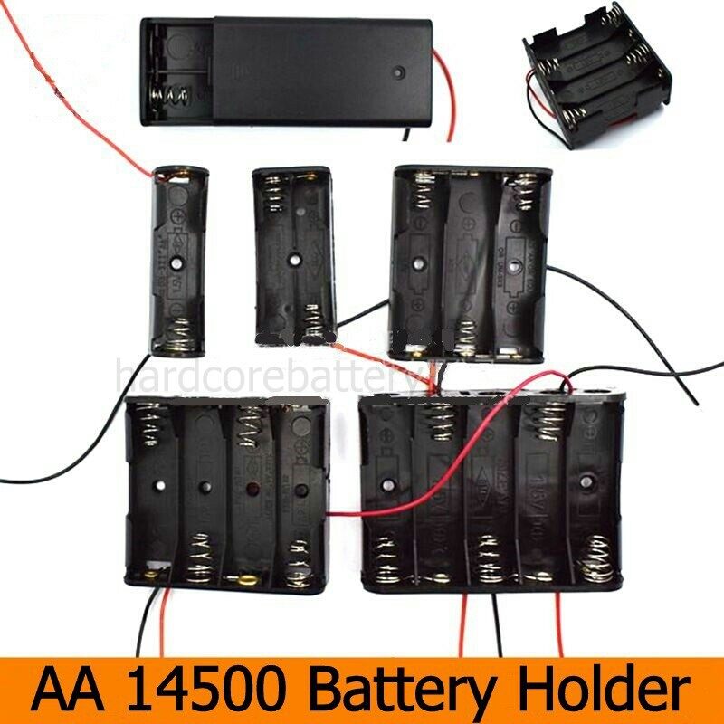 thumbnail image 2 of GTIWUNG (Pack Of 6) 3 AA Battery Holder, Aa Battery Storage Box 2 of 9