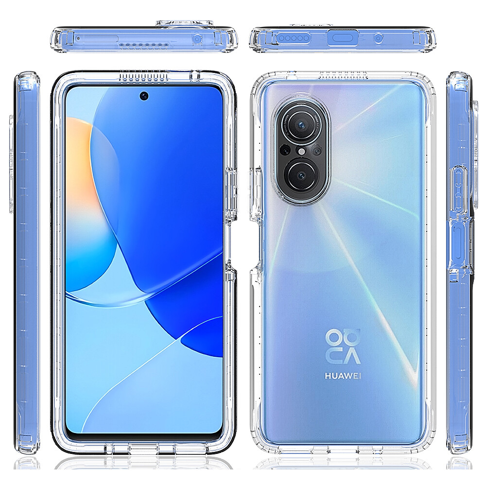Custodia Sottile In TPU Trasparente Per Huawei Nova 9 SE - Silicone Morbido Antiurto Con Design Lupo - Antigraffio