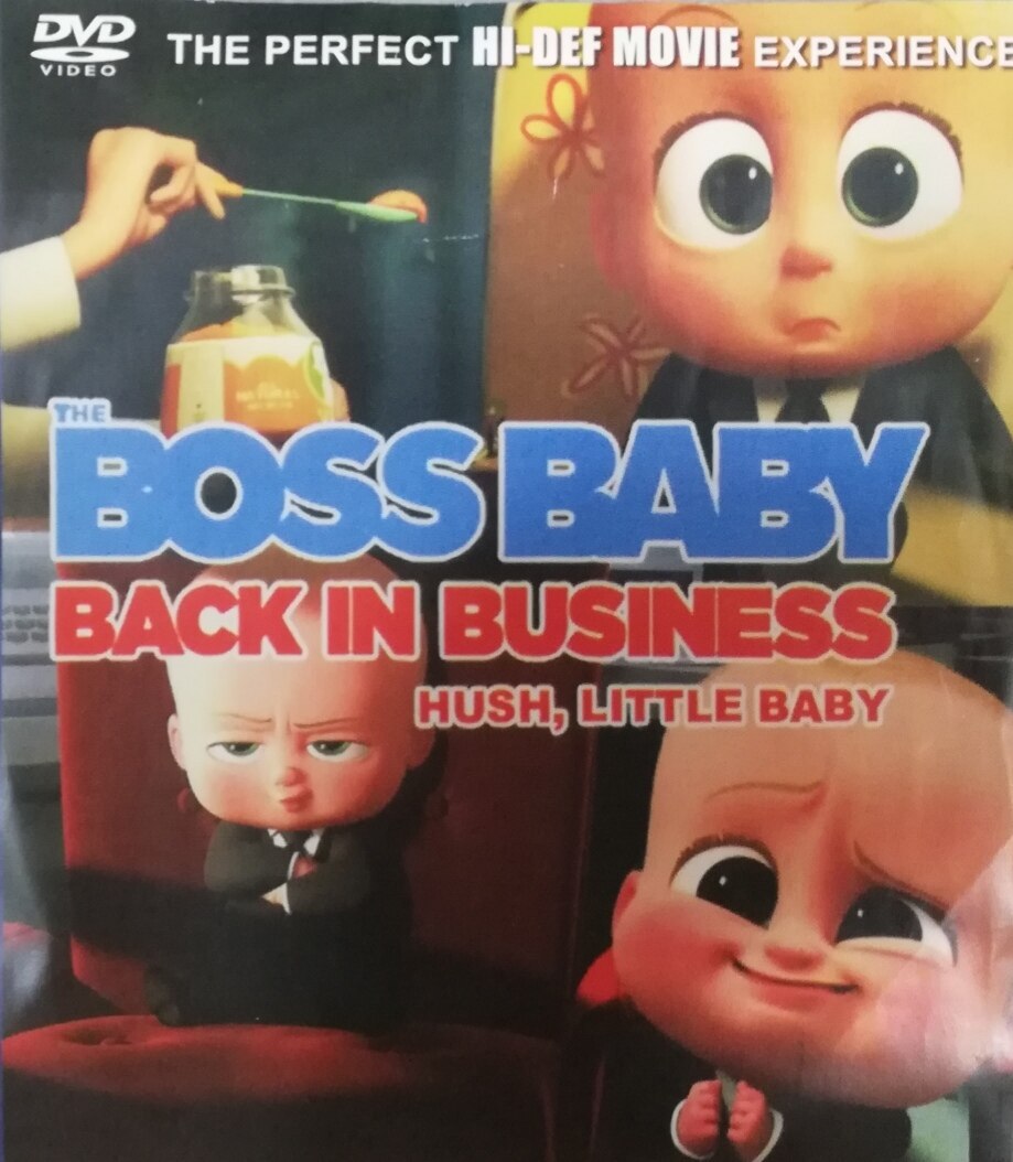 DVD English Cartoon Movie The Boss baby Collection