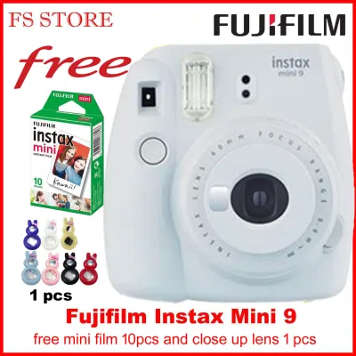 ORIGINAL Fujifilm Instax Mini 9 Instant Film Camera FREE FILM 10PCS & CLOSE UP LENS (6)