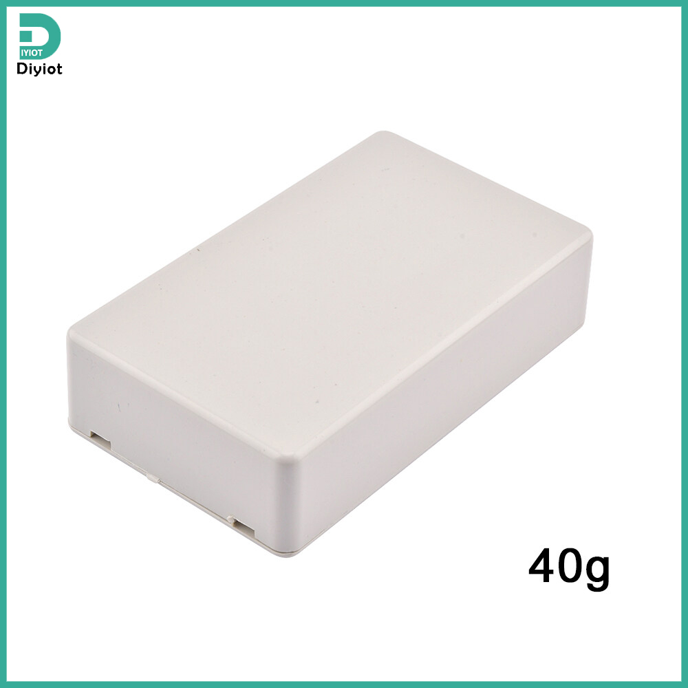 Diymore hộp dự án hộp điện màu trắng bằng nhựa abs hộp nối điện tử tự làm vỏ điện 3.94x2.36x0.98 inch