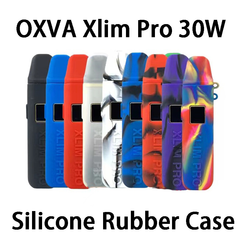 [Dây miễn phí] Vỏ mềm cao su bảo vệ vỏ da kết cấu silicon oxva xlim Pro