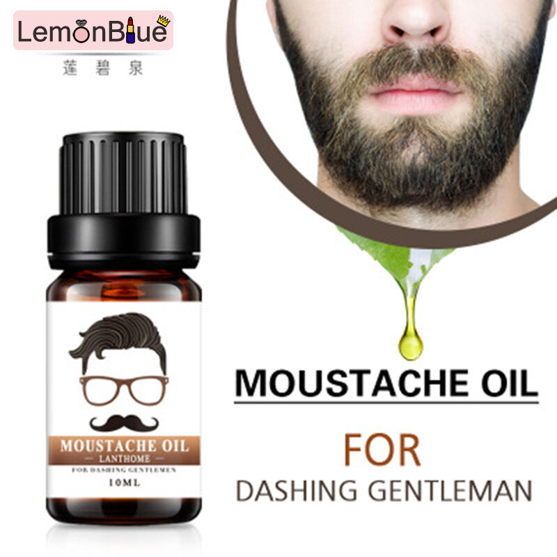 Gambar LemonBlue Hair Growth Essence Moustache Moisturizing Brow Beard Oil for Men 10ml