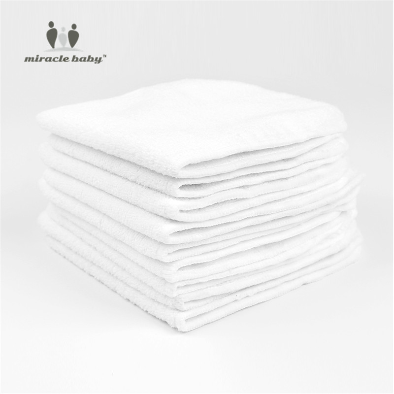 Miracle Baby Waterproof Reusable Diapers 5pcs Cotton Children Cloth Nappies Training Pants Infant Washable Diapers For Baby Infant Shorts Underwear Cloth Adjustable Washable Newborn Baby Diaper