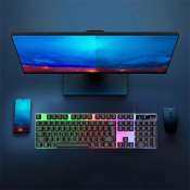 RGB Gaming Mechanical Keyboard with LED Backlit, Ergonomic Design