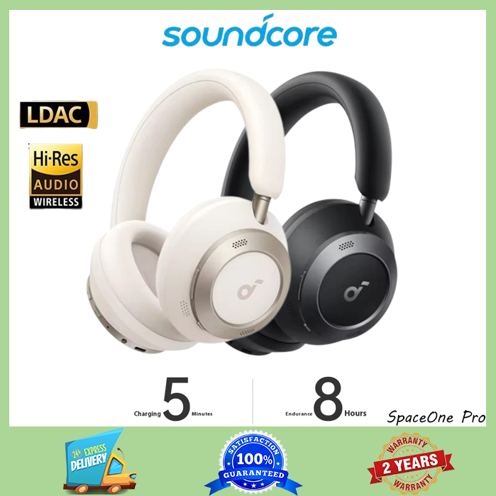 SoundCore SpaceOne Pro Wireless Earphones can Actively Eliminate Earphone Noise and are Suitable for Customized Ergonomic Foldable Bluetooth Gaming Earphones ราคา 12,710 บาท*ส่งฟรี