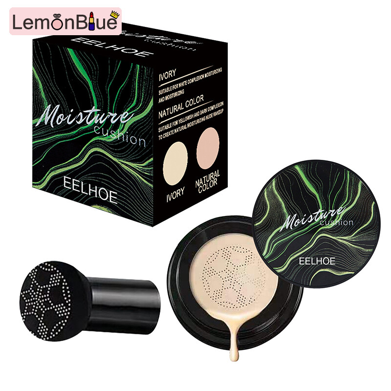 Gambar LemonBlue BB Air Cushion Mushroom Head Moisturizing Concealer Long Lasting Foundation For Women Girl BB Cream Air Cushion Mushroom Head Moisturizing Concealer Long Lasting Foundation Moisturizing Long Lasting