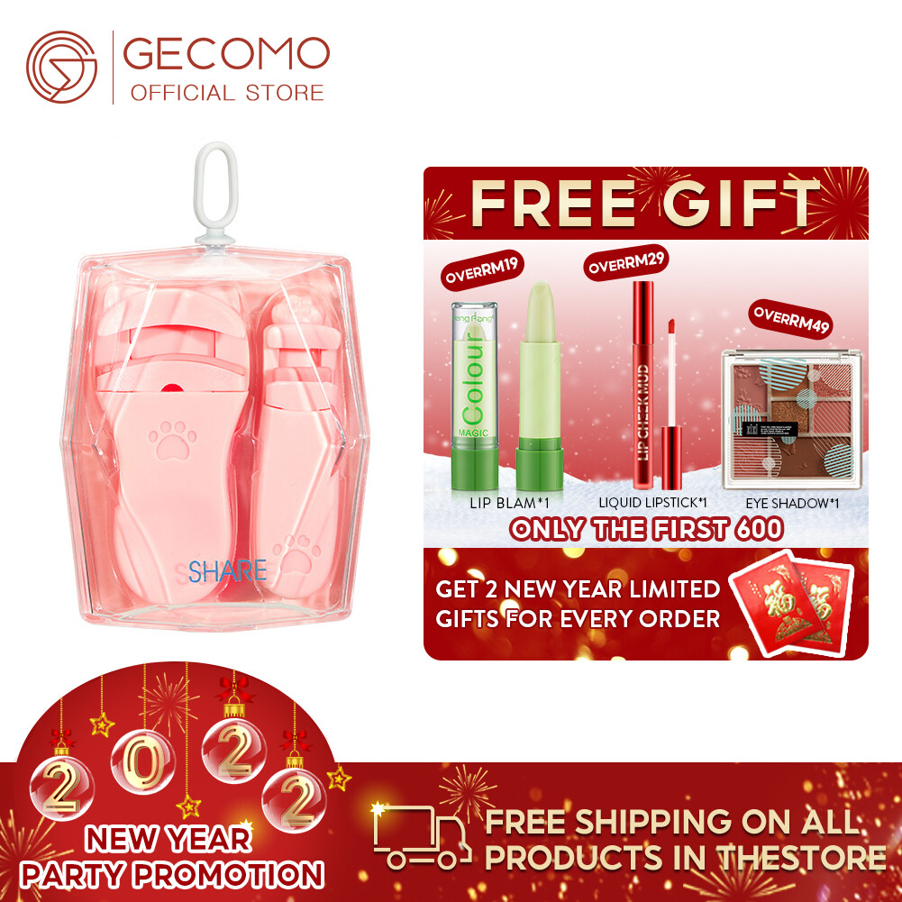 Gambar GECOMO Eyelash Curler Professional Portable Eyelash Clip Eye Makeup Tools