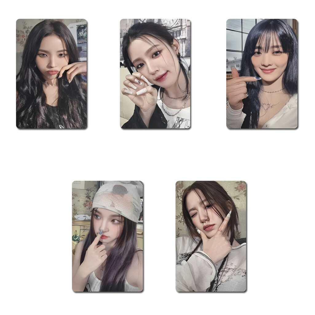 Outlet gidle i feel weverse fansign photocard set