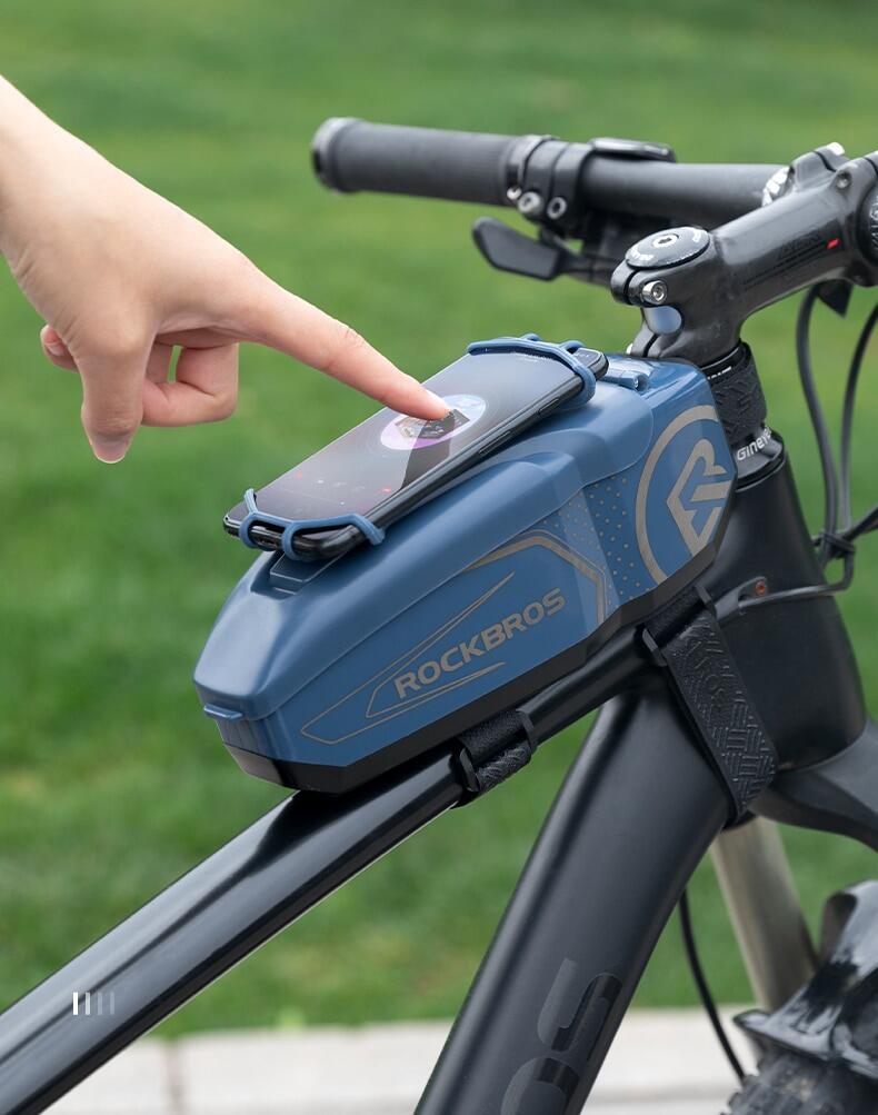 Rockbros Túi đi xe đạp Túi đựng điện thoại Vỏ cứng không thấm nước Túi