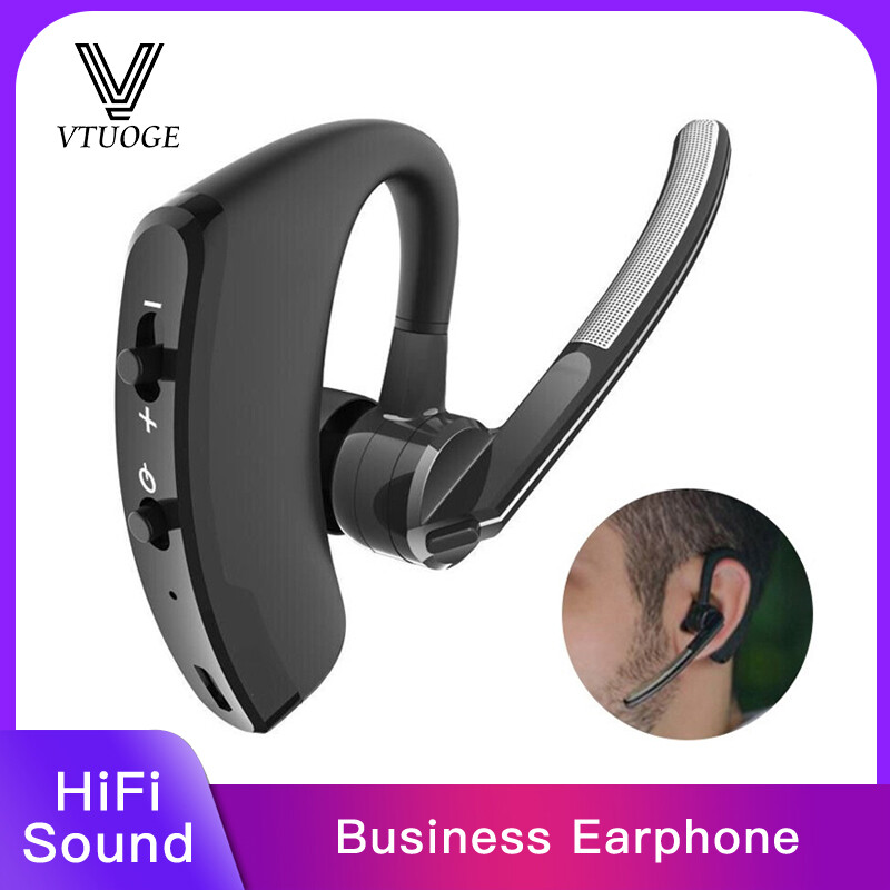 11.11 VTUOGE Mới V8 Bluetooth Không Dây Tai Nghe Với Âm Thanh Stereo Micrô HD Tai Nghe Rảnh Tay Tai Nghe Bluetooth Âm Thanh Nổi Cho Samsung iPhone Xiaomi