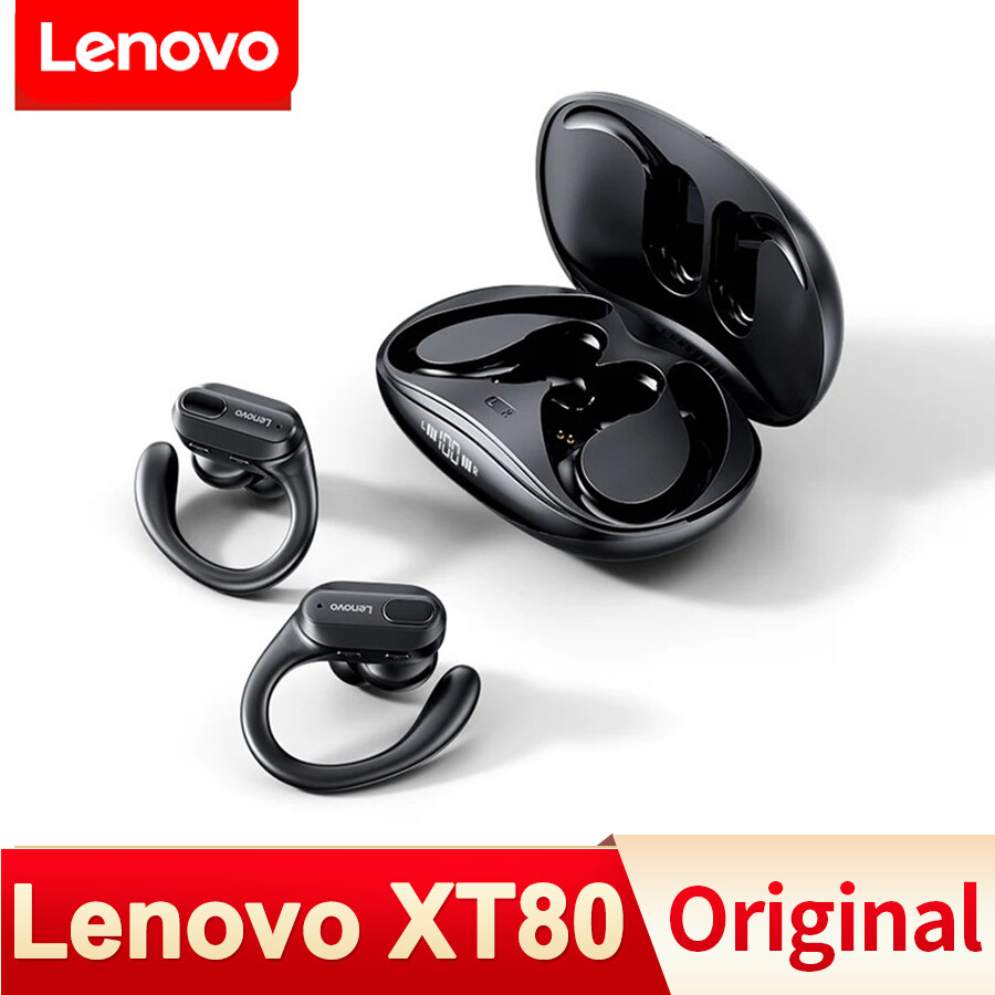 Lenovo XT80 TWS Bluetooth 5.3 Earphones Sports Wireless Headphones HiFi Headset Noise Reduction Waterproof Earbuds with Mic ราคา 379 บาท*ส่งฟรี