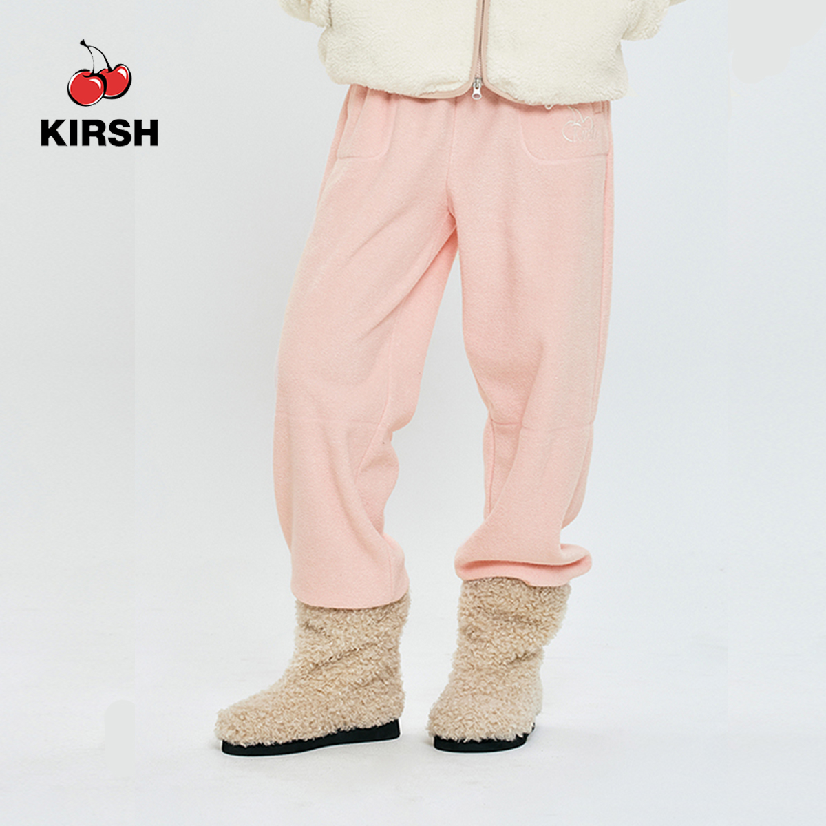 [KIRSH] CHERRY TERRY JOGGER PANTS | 23AW WINTER ราคา 1,560 บาท*ส่งฟรี
