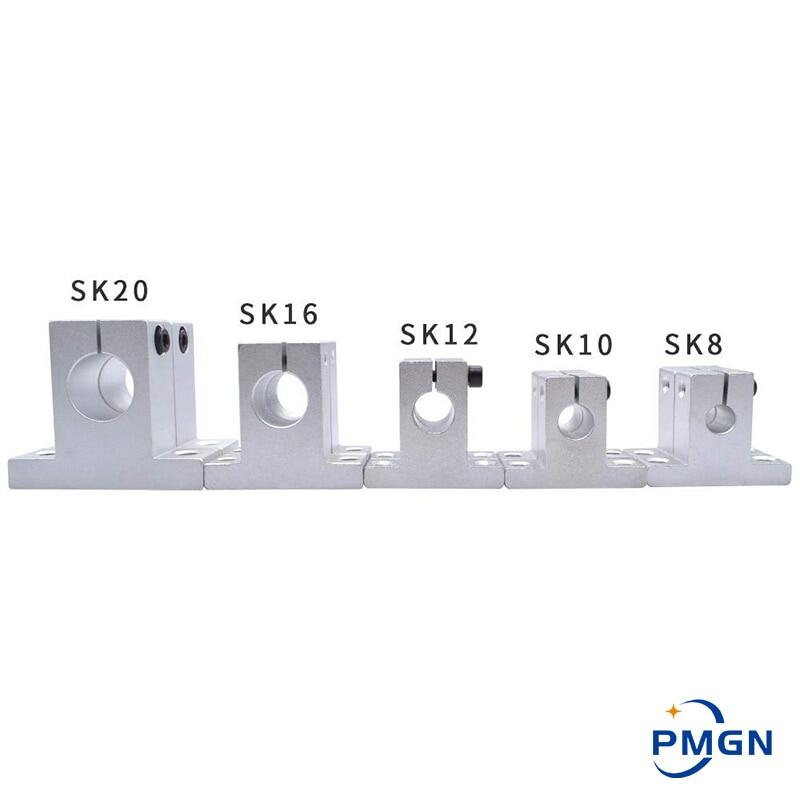 4pcs/Pack SK8 SK10 SK12 SK16 SK20 SK25 SK30 SK35 8mm linear bearing rail shaft support XYZ Table CNC Router SH8A 3D printer Part