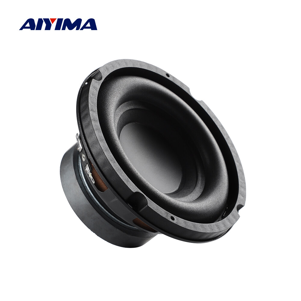 AIYIMA 1PCS Powerful Bass Speaker 6.5 Inch 4Ohm 40W Household Subwoofer Bring Shocking Sound Effect