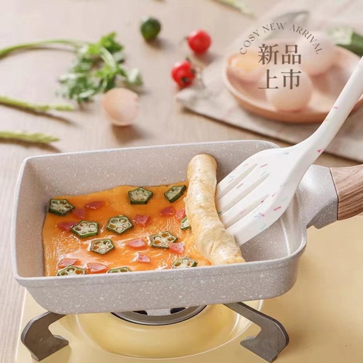 Gambar ??Universal induction cooker gas cooker??Japanese Tamagoyaki Non Stick Frying Pan Square Steak Frying Pan Maifan Stone Breakfast Pan Egg Roll Frying Pan