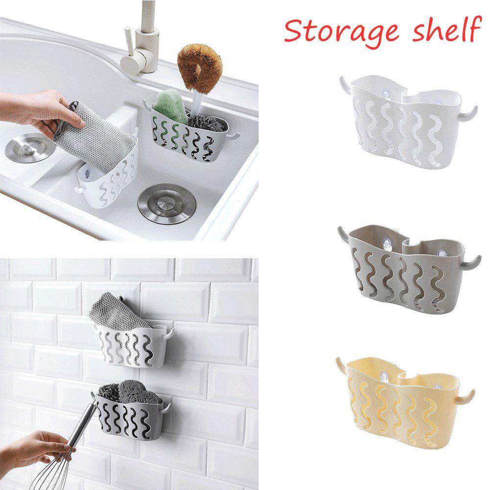 1pc Kitchen Sink Faucet Caddy Bath Hanging Organizer Sink Draining