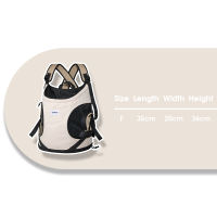 HamshMoc Breathable Front Pet Carrier Large Space Cat Carrier Portable Pet Shoulder Bag Ventilated Pet Backpack Travel Hiking Outdoor Use