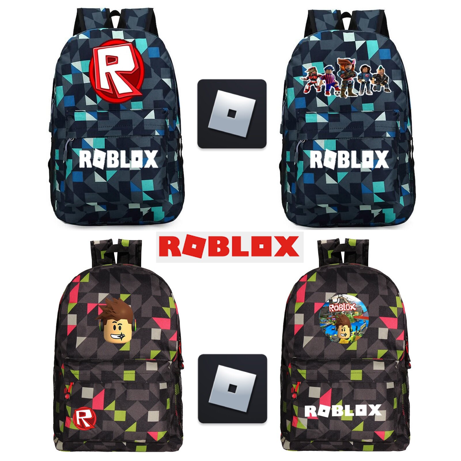 Roblox Backpacks For School Kids Boys Roblox- Game Backpack School