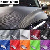 Carbon Fiber Car Sticker - Multi-color Vinyl Wrap Film