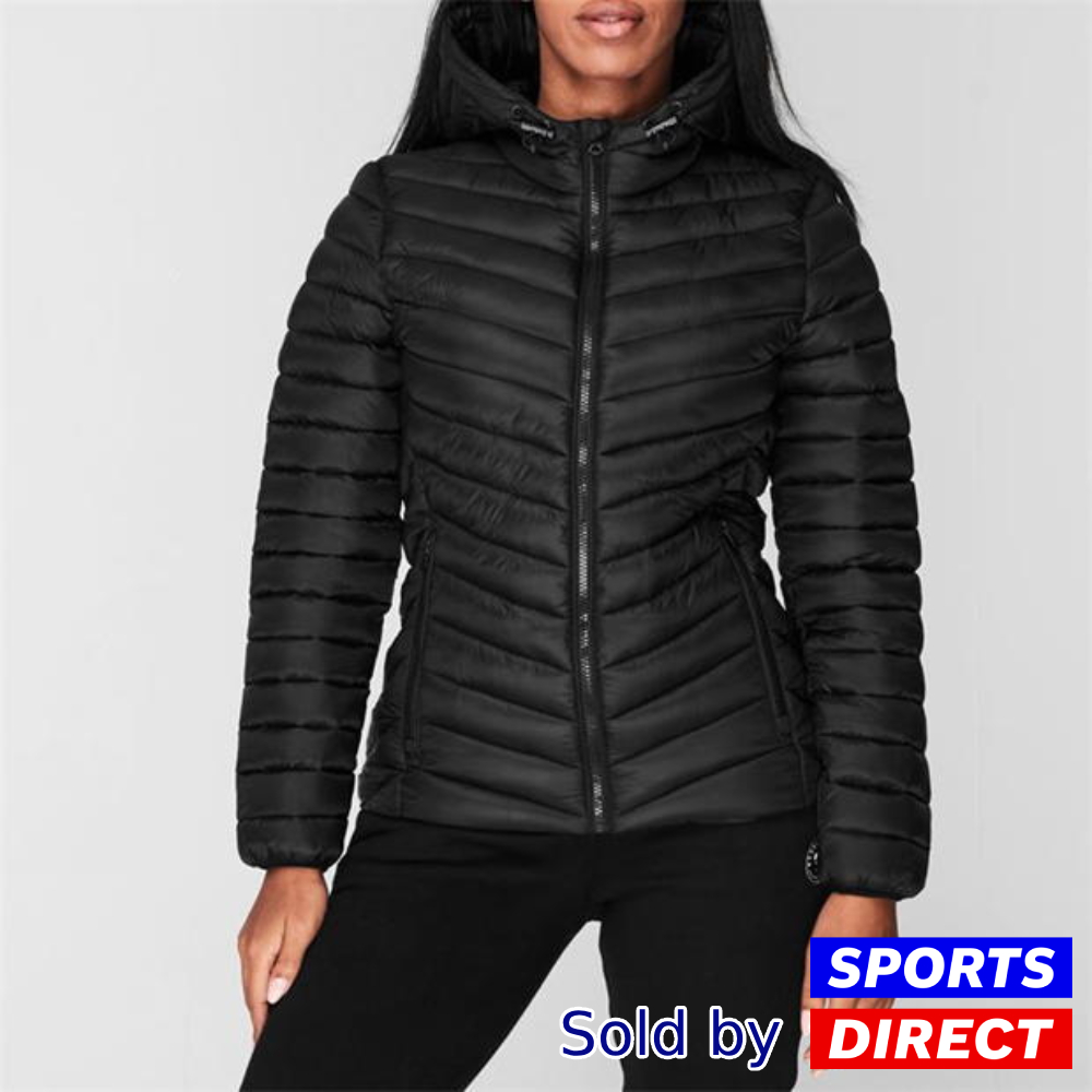 Soulcal Womens 2 Zip Bubble Jacket 