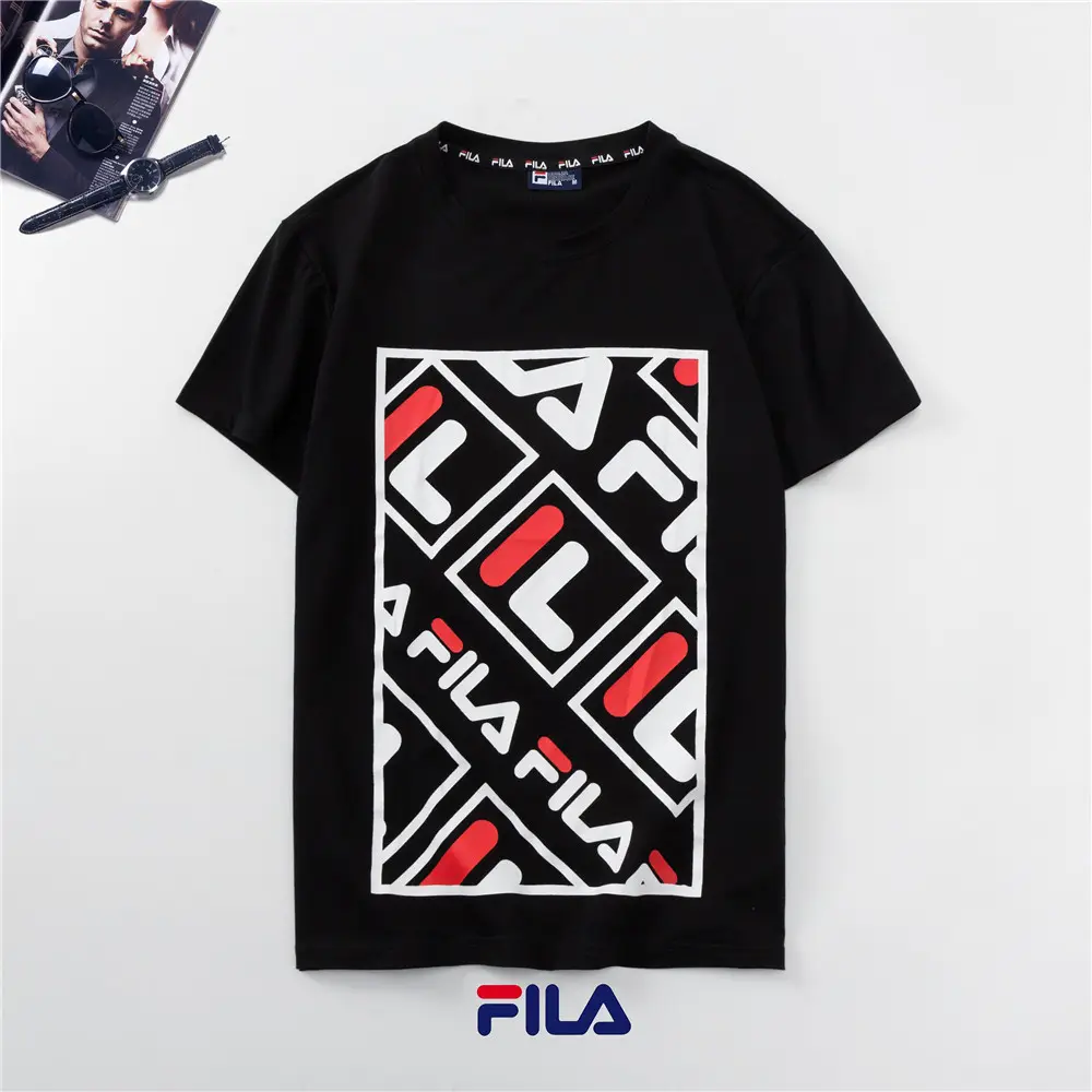 black fila shirt womens