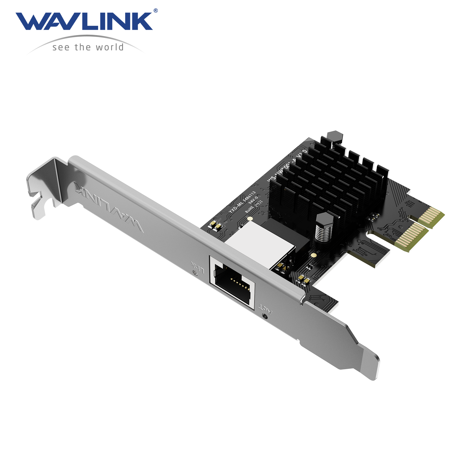WAVLINK 1G/2.5G/5G/10G Base-T PCIe Network Card, 1000/100/10Mbps PCI Express Ethernet Adapter with RTL8111H, 1G NIC for Windows 11/10& Linux with Low Profile Bracket Giá 889,475 Đồng*Miễn phí vận chuyển