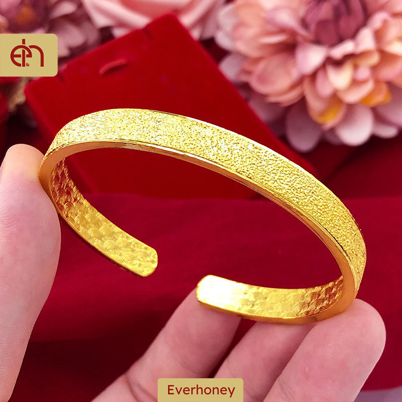 Everhoney vòng tay vàng vòng tay mở vòng tay điều chỉnh được dành cho nữ bé gái