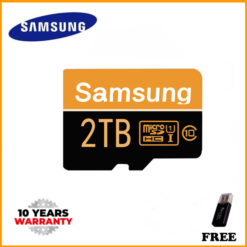 100% Original (Free Card Reader) (Free Shipping)Samsung Memory Card 128GB 256GB 512GB 1024GB 2000GB 1TB MicroSD Card | Expanded Storage Continous HD Video Recording and HiRes Photography with Multiple Data Protection Harga 22 Ringgit*Penghantaran Percuma