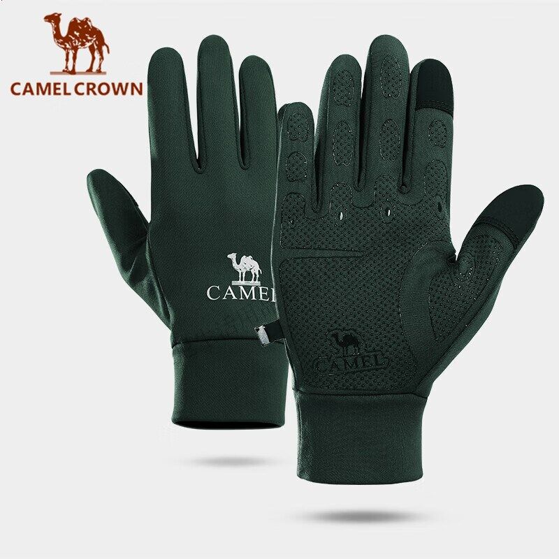 CAMELCROWN Outdoor Full Touch Screen Non-Slip Gloves For Hiking Cycling Wnter Fleece Warm And Cold Protection ราคา 200 บาท*ส่งฟรี