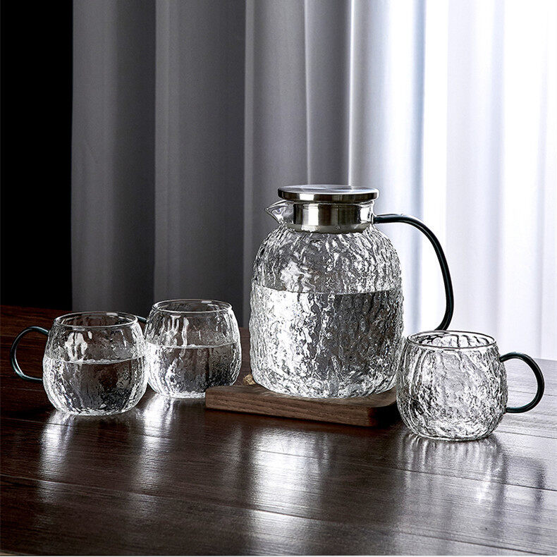 Gambar ?? Ready Stock?? Heat resistant Glass Cold Kettle Household Refrigerator Cold Kettle Cup Large Capacity Teapot